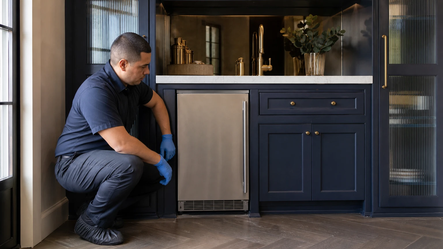 Undercounter ice maker diagnostic visit in Cherry Hill